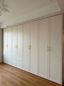 Meubles de vestiaire modernes personnalisables avec portes en verre armoires pour chambre à coucher hôtel salon maison appartement villa utilisation - Product Image 5