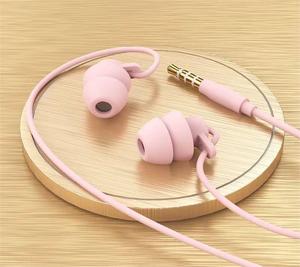 Sleep ecouteurs cabeza plana con cable en el estilo del oído sueño sin micrófono de presión del oído ecouteurs - Product Image 4