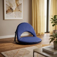 Fauteuil Tatami Portable avec Dossier Verrouillable Multi-Positions et Coussin en Tissu Résistant à l'Usure