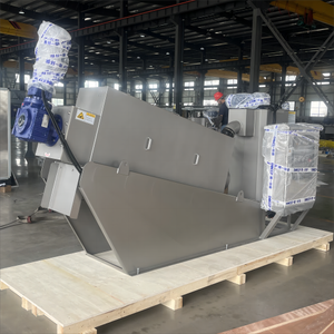 Palmiye yağı atıksu arıtma SS304 çamur susuzlaştırma vida pres makinesi giriş katı içeriği 1-5% çıkış katı içeriği 15-25% - Product Image 5