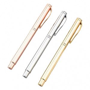 Luxury Quality Custom Metal Ballpoint <b>Pen</b> with Custom Logo Slim Design Black/<b>Multi</b>-<b>Colored</b> Ink for Office & School Use Gift - Product Image 1
