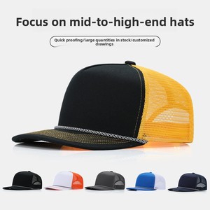 2026 Spring/Summer/Autumn Breathable Mesh Fabric Slightly Curved-Brim <b>Baseball</b> <b>Cap</b> Sun-Protection Adjustable Strap Five-Panel - Product Image 5