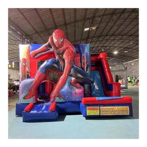 Juego de castillo hinchable de Spiderman para saltar de grado comercial con la mejor calidad - Product Image 1