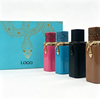 Ensemble de 4 flacons d'EDP boisé floral et fruité au parfum d'oud arabe longue tenue pour hommes et femmes, idéal pour un usage quotidien et les fêtes