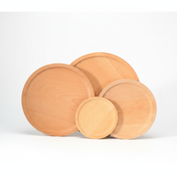 Ensemble de Plats à Pizza Personnalisés de Style Luxe en Bois de Hêtre Écologique, Planche à Découper de Cuisine, Plateau à Fromage, Fruits, Pain et Aliments