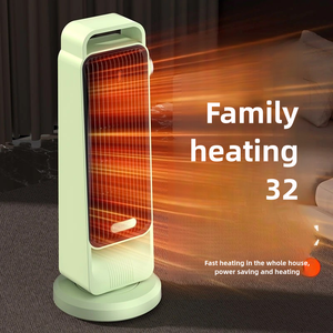 Máy sưởi điện hồng ngoại di động 2000W, sử dụng thanh nhiệt PTC, điều khiển từ xa, tích hợp quạt, có chức năng thông gió, bảo vệ quá nhiệt, để bàn - Product Image 6