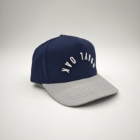 Gorras personalizadas de alta calidad con Marco, dos tonos de algodón, 5 paneles, logotipo bordado 3D, gorras de béisbol, sombrero con Marco, venta al por mayor