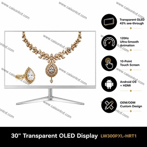 Moniteur de bureau OLED transparent HD haut de gamme de 30 pouces pour affichages numériques d'ascenseurs, écran tactile Lw300pxl-hrt1 - Product Image 5