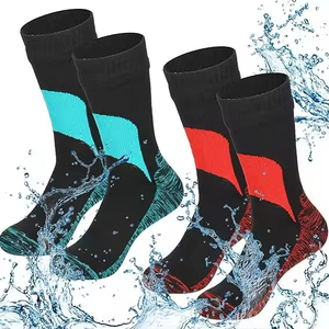 Custom Logo Merino Wool Waterproof <b>Running</b> <b>Socks</b> for Men Outdoor Climbing Diving Hiking and Athletic Sports - Product Image 2