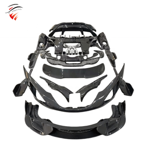 Venta caliente 720S Facelift 765LT de fibra de carbono de parachoques del coche labio delantero difusor faldas laterales Kit de cuerpo completo para <span class=keywords><strong>McLaren</strong></span> 720S <span class=keywords><strong>765</strong></span> - Product Image 5