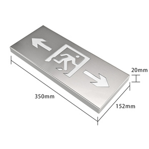 Luz LED de salida de emergencia, lámpara de alarma de incendio de CA 220V, 1W, luces de señales de salida de emergencia - Product Image 4