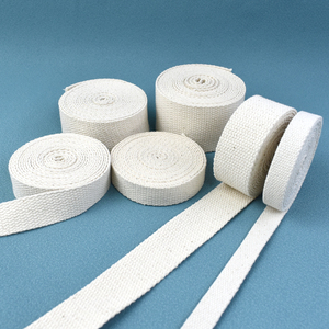Meetee AP320 38毫米DIY服装缝纫行李带配件包皮带丝带米色厚涤棉织带 - Product Image 6
