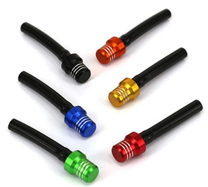 CNC Dual-Tone Modified Fuel Tank Cap with <b>Steel</b> <b>Ball</b> for Off-Road Motorcycles - Product Image 1