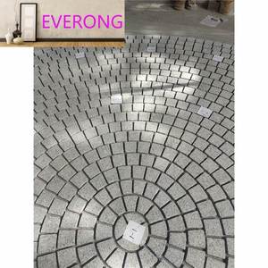Adoquín de Granito Natural Gris G603 EV STONE, Patrón Circular de 4.4m, Cubo Redondo, Pavimento Duradero, Adoquín para Patio - Product Image 6