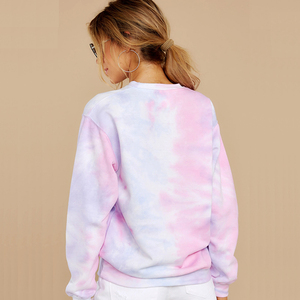 2022 New Fashion Casual High Quality Cotton Oversize Blank Customized Streetwear Unisex Women <strong>Tie</strong> <strong>Dye</strong> <strong>Sweatshirt</strong> - Product Image 6