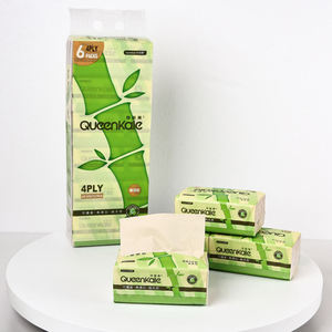 Pañuelos Faciales Suaves de Alta Calidad en Paquete Flexible |   Pañuelos Faciales para Uso Doméstico Queenkale Modelo 156*180 - Product Image 5