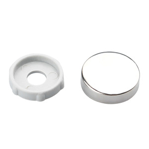 Tapa Decorativa para Tornillo de Expansión, Plástico Niquelado, Tamaño Métrico, Uso General, Tapa para Anclaje de Paneles de Yeso - Product Image 1