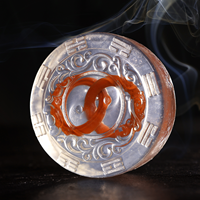 Savon artisanal Feng Shui Bagua, rituel de purification énergétique, savon spirituel pour la chance, la protection et la purification de l'aura