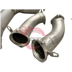 Vortex 304 Stainless Steel High Flow Catted Downpipe Direct Fit for BMW F95 F96 X5M X6M 4.4TT LCI <b>Performance</b> - Product Image 3