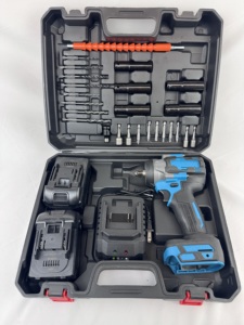 Clé à chocs <span class=keywords><strong>sans</strong></span> <span class=keywords><strong>fil</strong></span> portable 800 Nm à moteur <span class=keywords><strong>sans</strong></span> balais, tournevis électrique industriel 21 V avec batterie au lithium - Product Image 2