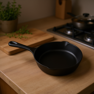 Poêle en fonte Db de 8 pouces avec revêtement céramique antiadhésif, compatible four, pour la cuisine à domicile - Product Image 2