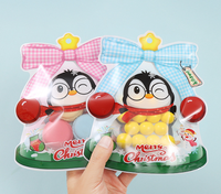 Sac en plastique auto-scellant à motif de pingouin de Noël