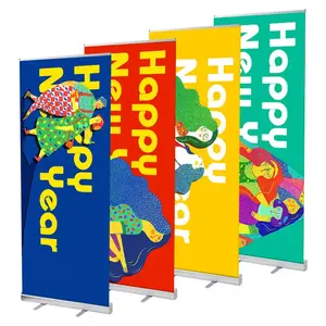 CMYK Digitaldruck Aluminium versenkbar 47 "* 79" Roll-Up-Bannerst änder drucken 2m * 2m Pull-up-Banner großer Bannerst änder