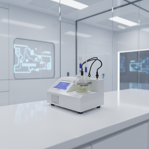 Titrador Automático de Plástico TIMEPOWER <span class=keywords><strong>Karl</strong></span> <span class=keywords><strong>Fischer</strong></span>, Faixa de 3g~100mg, Resolução de 0.1g, Garantia de 1 Ano, OEM/ODM Personalizado - Product Image 4