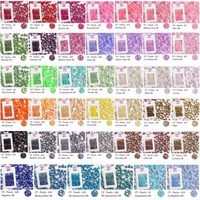 CY coloré lâche perles perles ongles ensemble demi-rond tailles mélangées ongles conceptions accessoires Flatback ABS perles