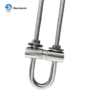 HIDEA - Accesorios para Cadenas, Fijaciones Resistentes a la Corrosión con Tuercas, Pernos, Placas <span class=keywords><strong>y</strong></span> Arandelas M12 M16 M20, Perno en U <span class=keywords><strong>de</strong></span> Acero Inoxidable - Product Image 3