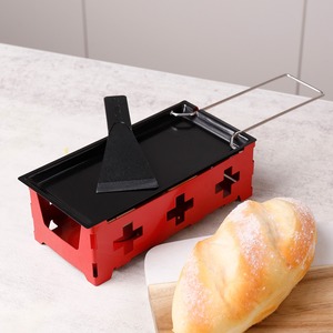 Four à fromage <span class=keywords><strong>en</strong></span> acier inoxydable, plateau à fromage antiadhésif, mini-four à fromage portable, moule à beurre, plaque de cuisson pour <span class=keywords><strong>raclette</strong></span> - Product Image 4