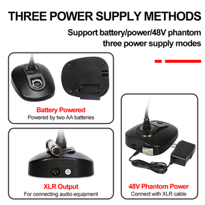 Micrófono de Condensador USB Profesional D120 de 48V con Cancelación de Ruido, Alta Sensibilidad, Cableado, de Escritorio, con Brazo Flexible, en Oferta - Product Image 3