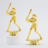 Trofeo de copa deportiva personalizado de fábrica, figuras de jugador de béisbol superior para juegos de béisbol GZ40