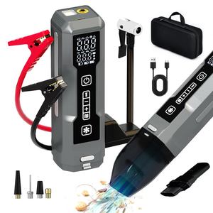 Draadloze Draagbare Stofzuiger Band Inflator Auto Luchtpomp Auto Batterij Power Bank Jump Starter Met Luchtcompressor Led Licht - Product Image 1