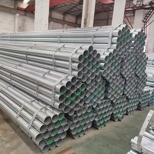<span class=keywords><strong>Tube</strong></span> en <span class=keywords><strong>acier</strong></span> rond galvanisé à haute teneur en zinc 200g/m², antirouille, pour serres et échafaudages, emballage en lot, exportation maritime - Product Image 6