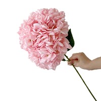 216 fleurs artificielles d'hortensia en soie extra-larges à bords frisés pour événements, photographie, décoration de scène ; Arche de fleurs artificielles