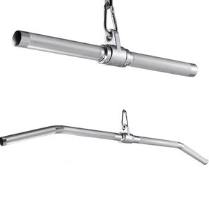 Fixations <span class=keywords><strong>de</strong></span> câble à barre droite en aluminium pour poignée <span class=keywords><strong>de</strong></span> poulie <span class=keywords><strong>de</strong></span> gymnastique - Product Image 5
