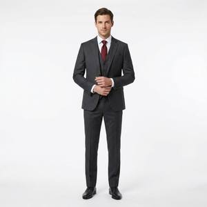 Costume de luxe 5 pièces pour <span class=keywords><strong>homme</strong></span>, coupe ajustée, <span class=keywords><strong>ensemble</strong></span> complet de <span class=keywords><strong>soirée</strong></span> formel haut de gamme - Product Image 5