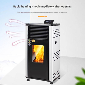 Caldera Inteligente Moderna de Biomasa para Calefacción, Chimenea de Leña con Control Remoto para Uso Doméstico y Comercial, Fuego Real - Product Image 4