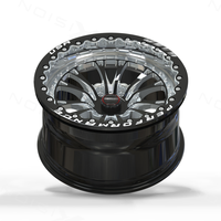 Jantes forgées AX 17 18 20 pouces pour camion, noir brillant, à rayons multiples fraisés en Y, 6x139.7 pour Chevy Silverado GMC Sierra 1500 Toyota