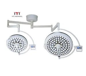 Mt lâmpada led de teto médico, cabeça dupla, montagem por ot, sem sombra, luz de operação, lâmpada cirúrgica, lâmpada cirúrgica