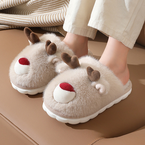 Etiquetas de algodón ligero de alta calidad para pantuflas de uso doméstico, con lazo de encaje bordado para invierno, logotipo antideslizante, bajo precio para primavera. - Product Image 3