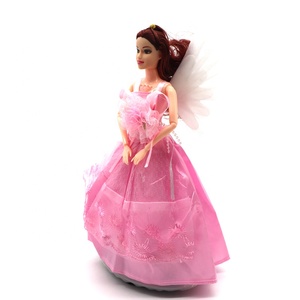 Venta caliente niñas juguetes brillante alas lindo princesa muñeca de juguete con música y luz LED - Product Image 6