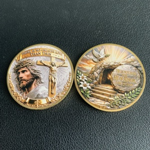 Pièces <span class=keywords><strong>de</strong></span> monnaie commémoratives chrétiennes, Croix <span class=keywords><strong>de</strong></span> Jésus-<span class=keywords><strong>Christ</strong></span>, Drapeau américain, Sainte <span class=keywords><strong>Bible</strong></span>, Colombe, avec la devise « En Dieu nous confions », Médailles <span class=keywords><strong>de</strong></span> collection, Cadeau - Product Image 3