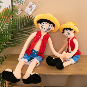 Juguetes de Peluche de One Piece, Muñecos de Peluche de <span class=keywords><strong>Luffy</strong></span>, Chopper, <span class=keywords><strong>Monkey</strong></span> <span class=keywords><strong>D</strong></span>. <span class=keywords><strong>Luffy</strong></span>, Roronoa Zoro, Muñecos de Peluche de Dibujos Animados de Navidad - Product Image 5
