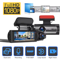 Caméras de tableau de bord 1080P pour voitures, double caméra, vision nocturne, fabriquées par des fabricants