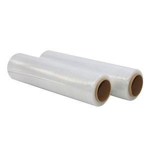 Stretch Film Wholesale LLDPE Casting PE Film <b>Plastic</b> Roll Transparent Clear Pallet Wrapping Hand <b>Plastic</b> <b>Shrink</b> Stretch Film - Product Image 1