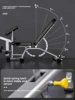 Banc de musculation multifonctionnel en métal pour la maison et le fitness, banc de gym réglable et pliable pour hommes, chaise de fitness inclinable