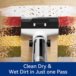 Black Brushless Floor Scrubber T8P Electric Mop With Dryer Sweeping Suction And Mopping All In One Machine - Product Image 2