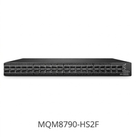 Commutateur réseau d'entreprise Mellanox Quantum HDR InfiniBand d'occasion MQM8790-HS2F, 40 ports, 200 Gb/s, QSFP56